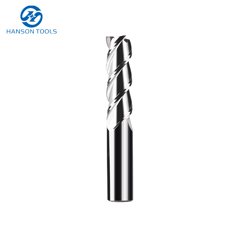 Solid 4 Flutes Roughing Carbide End Mill HRC55 Alloy Steel