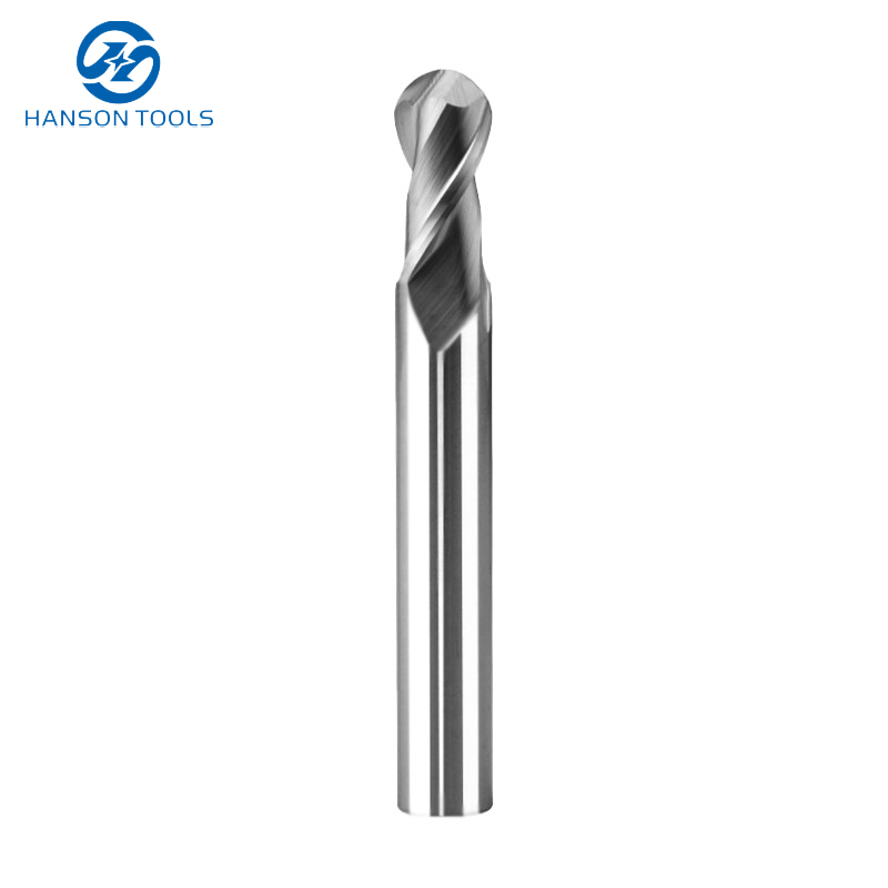 Solid 4 Flutes Roughing Carbide End Mill HRC55 Alloy Steel