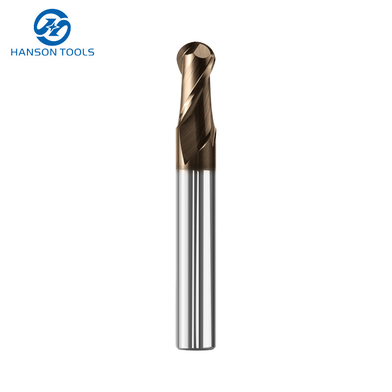 Solid 4 Flutes Roughing Carbide End Mill HRC55 Alloy Steel